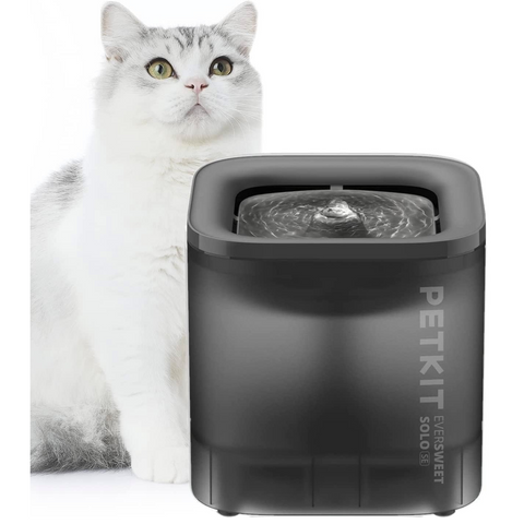EVERSWEET SOLO CYBERTAIL fontaine a eau pour animaux 1.8L noir