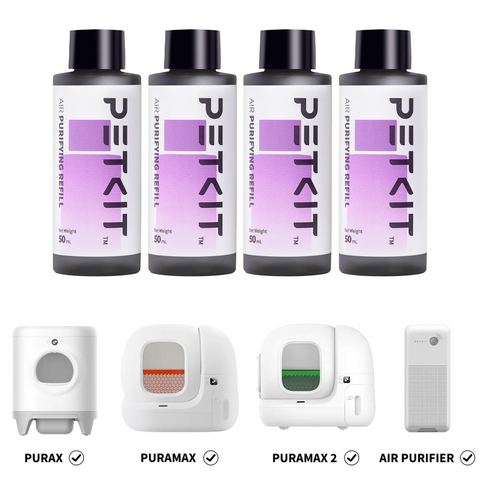 Recharges purifiantes & désodorisantes pour spray PuraMax & Pura X - Lot de 4