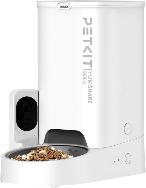 YumShare Solo distributeur de croquettes automatique connecté avec caméra IA - 3L