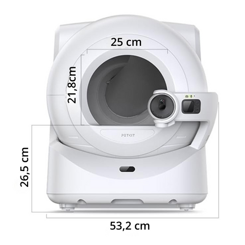 Purobot Ultra Litière automatique avec caméra rotative IA et emballage automatique des déchets