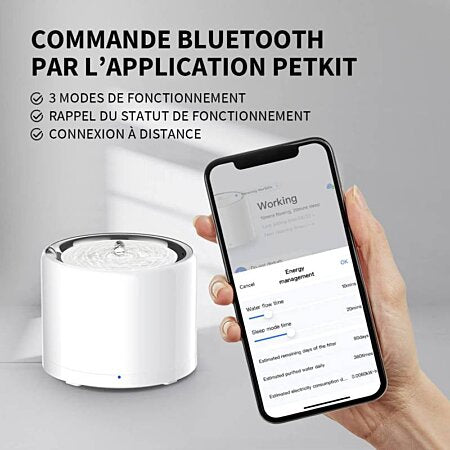EVERSWEET PRO 3 UVC fontaine a eau connectée pour animaux 1.8L