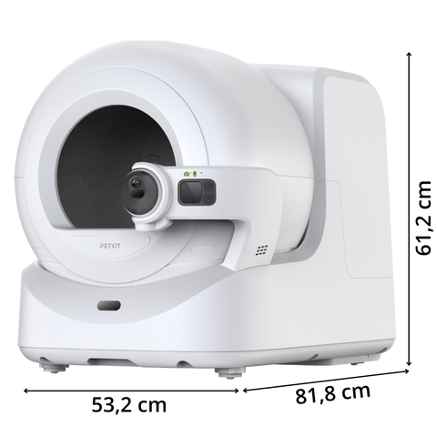 Purobot Ultra Litière automatique avec caméra rotative IA et emballage automatique des déchets