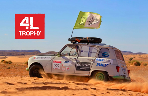 PETKIT sponsor du 4L Trophy 2025 : Un défi humanitaire et sportif